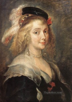  pet Oil Painting - Portrait of Helena Fourment Baroque Peter Paul Rubens
